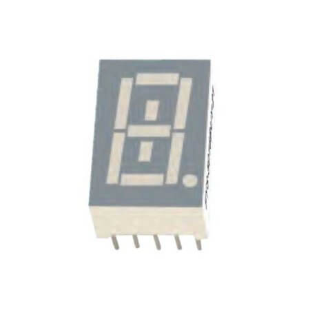 FYS-5016AUG-21 LED DISPLAY 7 SEGMENT 1DIGIT 12.7MM (-) GREEN - 1