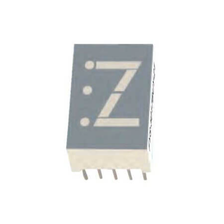 FYS-5017BUY-21 LED DISPLAY 1DIGIT 12.7MM (+) YELLOW - 1