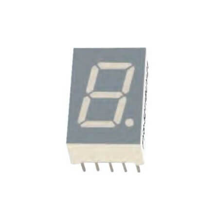 FYS-5211AUG-21 LED DISPLAY 7 SEGMENT 1DIGIT 13.2MM (-) GREEN - 1