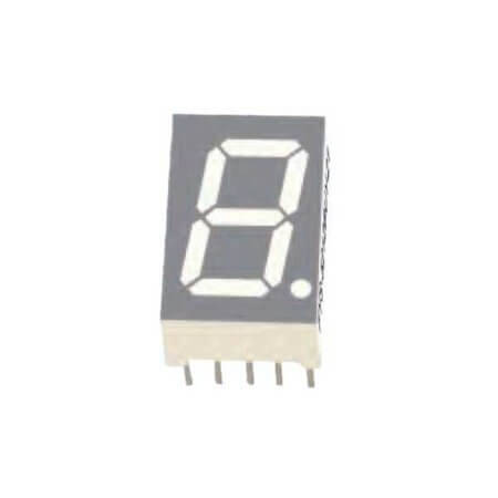 FYS-5212AUY-21 LED DISPLAY 7 SEGMENT 1DIGIT 13.2MM (-) YELLOW - 1