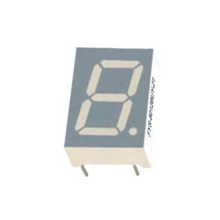 FYS-8012AUG-11 LED DISPLAY 7 SEGMENT 1DIGIT 20.4MM (-) GREEN - 1