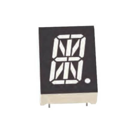 FYS-8013AUHR-21 LED DISPLAY 16 SEGMENT 1DIGIT 20.32MM (-) RED - 1