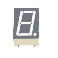 FYS-8016AUHR-21 LED DISPLAY 7 SEGMENT 1DIGIT 20.2MM (-) RED - 1