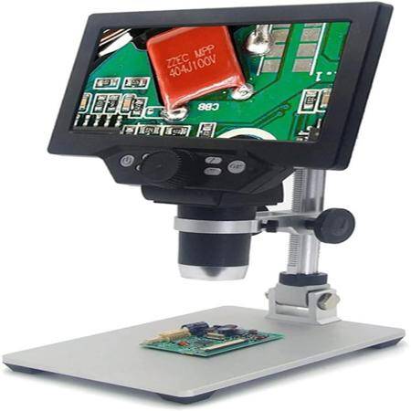 G1200 1200x 12MP Digital Electronic Microscope 7 Inch LCD Display For PCB Motherboard Repaire AU Plug Without Battery - 1