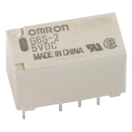 G6S-2F-Y-TR DC24 RELAY 2A 24VDC 2PNC TELECOM TYPE - 1