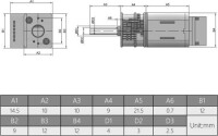GA12-N20 12V 1000RPM Mikro DC Redüktörlü Motor Kablolu Encoder - 2