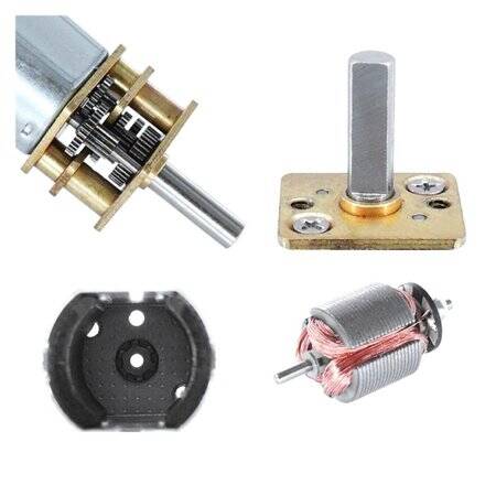 GA12-N20 12V 150RPM Micro DC Reducer Motor Encoder With Wire - 5