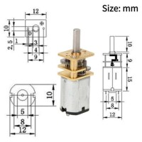 GA12-N20 12V 500RPM Micro DC Reducer Motor Encoder With Wire - 3