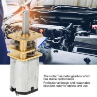 GA12-N20 12V 500RPM Mikro DC Redüktörlü Motor Kablolu Enkoder - 4