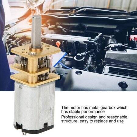 GA12-N20 12V 500RPM Mikro DC Redüktörlü Motor Kablolu Enkoder - 4