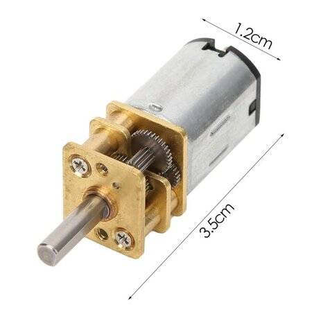 GA12-N20 12V 60RPM Micro DC Metal Gear Reduction Motor - 3