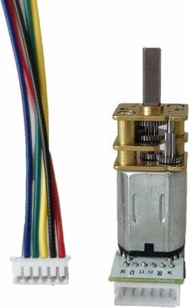 GA12-N20 3V 200RPM Mikro DC Redüktörlü Motor Kablolu Enkoder - 4