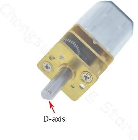 GA12-N20 3V 25RPM Mikro DC Metal Dişli Redüktörlü Motor - 4