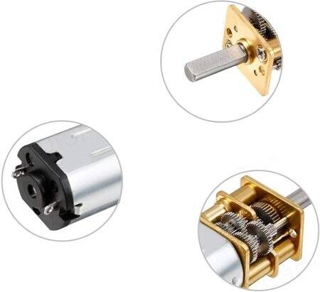 GA12-N20 3V 60RPM Mikro DC Metal Dişli Redüktörlü Motor - 4