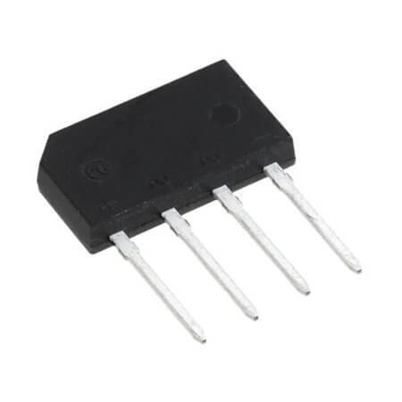 GBL408_B0_10001 DIODE BRIDGE 4A 800V 1PH GBL THT GLASS PASSIVATED - 1