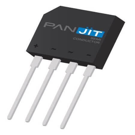 GBP310_B0_10001 DIODE BRIDGE 3A 1000V 1PH GBP THT GLASS PASSIVATED - 1