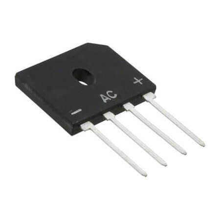 GBU808 DIODE BRIDGE 8A 800V 1PH 4-SIP - 1
