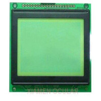 GDM12864A-FLY-YBW/VEE10 LCD GRAPHIC 128X64 STN POSITIVE YELLOW GREEN 5V - 1