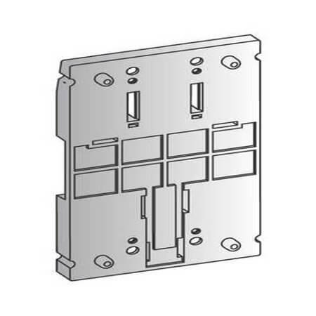 GE-430966 FDKD3-D-IN-RAIL ADAPTÖR KİTİ (ŞALTER RAY MONTAJ) - 1