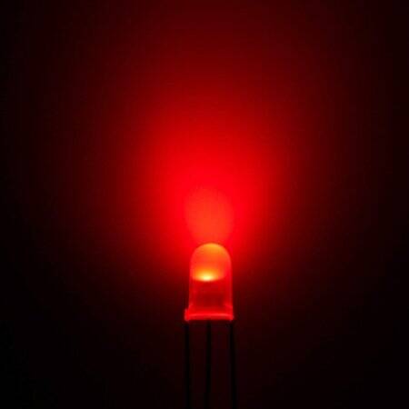 Geniş Açılı 2V 20mA 5mm Şeffaf Kırmızı+Yeşil Çift Renk Led CC 28mm Bacak Uzunluğu - 3
