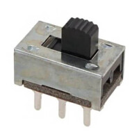 GF-126-0159 SWITCH SLIDE 2P2T 3A/500mA 125V/125V On-On THT V/T - 1