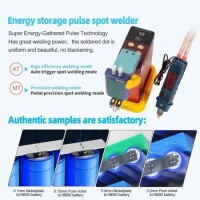 GLITTER 801D 12KW Enerji Depolama Darbeli Nokta Kaynakçı +73B Kaynakçı Kalemi+73SA Kaynak Kafası EU Fişli - 4
