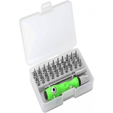 Green 32 in 1 Multi-Purpose Precision Screwdriver Set - 1