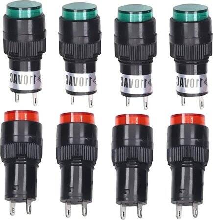 Green AC/DC36V NXD-212 Small LED Signal Indicator Light - 1