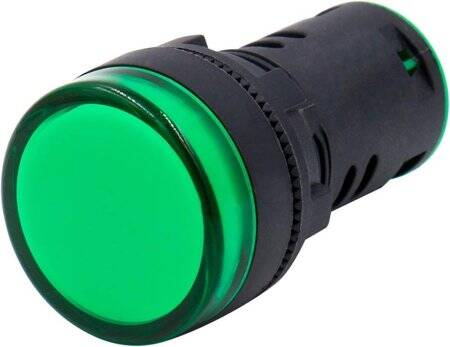 Green AC220V 22mm AD16-22DS LED Power Pilot Signal Light Lamp - 4
