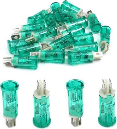 Green AC220V MDX-11A Butterfly Type Indicator Light - 1