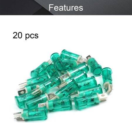 Green AC220V MDX-11A Butterfly Type Indicator Light - 4