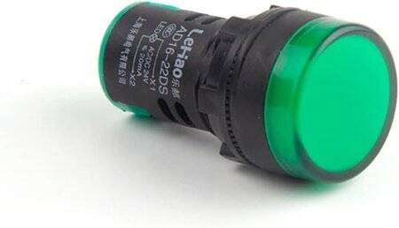 Green AC380V 22mm AD16-22DS LED Power Pilot Signal Light Lamp - 1