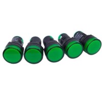 Green AC/DC24V 22mm AD16-22DS LED Power Pilot Signal Light Lamp - 1