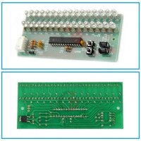 Green DC8V-12V 16 Led Dual Channel MCU Adjustable Display Pattern Led Vu Meter Level Indicator Amplifier - 3