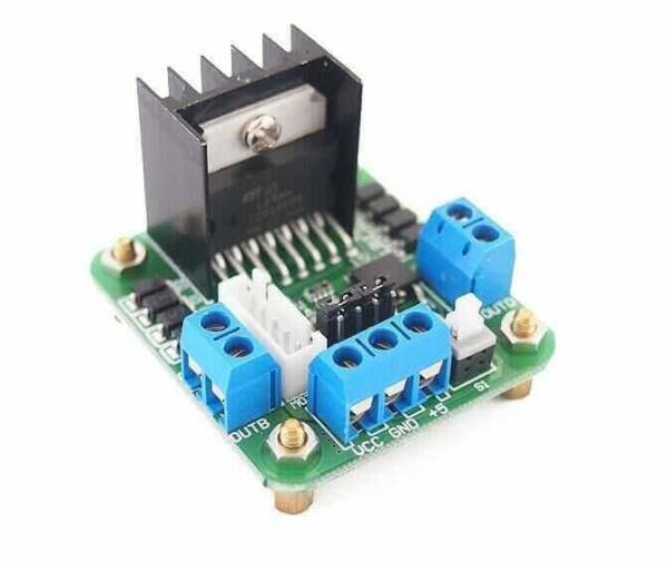Green L298N Dual H Bridge DC Stepper Motor Board - 1