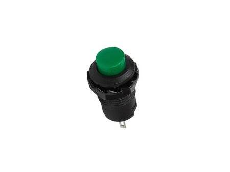 Green R13-502 12mm 2 PIN Momentary Self-Reset Round Cap Push Button Switch - 2