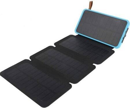 Green Removable Solar Energy Charger Quick Charge 2000MA With 6 Boards - 1