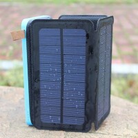 Green Removable Solar Energy Charger Quick Charge 2000MA With 6 Boards - 3