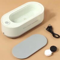 Green USB Mini Ultrasonic Cleaner Machine (With Battery) - 5