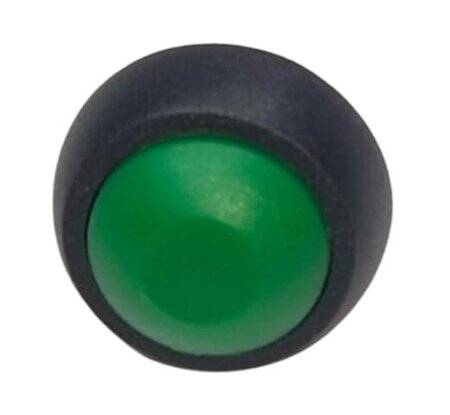 Green Waterproof PBS-33B 12mm 2 PIN Self-Reset Mini Round Push Button - 3