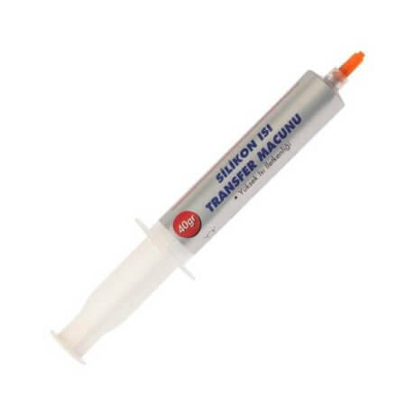 GRİ TER.MAC.ŞIRINGA 40GR ISI TRANSFER SİLİKONU ŞIRINGA 40GR GRİ - 1
