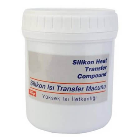 GRİ TERMAL MACUN 500GR ISI TRANSFER SİLİKONU 500GR GRİ - 1