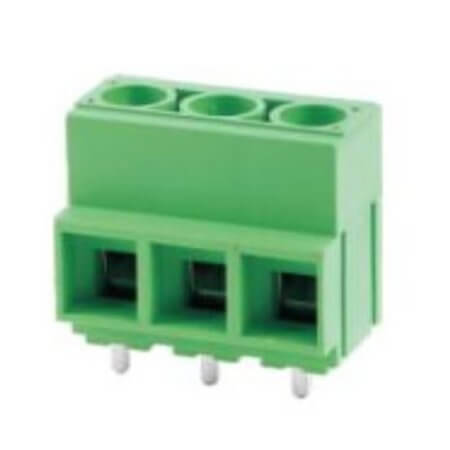 GT135T-10.16-03P-14-00AH TERM BLOCK WB 29.3MM 10.16MM 3P 180° GREEN - 1