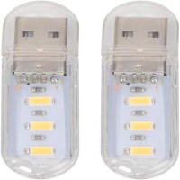 Gün Işığı Mini U Şeklinde Gece Lambası 3 Led - Dokunmatik Anahtarlı - 1