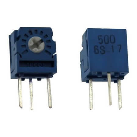 GV6-500-50R TRIMPOT CERMET MULTI TURN SIDE ADJ 50R 0.5W - 1