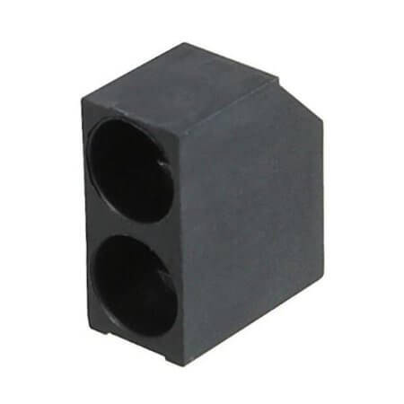 H-278C-2 LED HOLDER BLACK RA 5MM 2LD - 1