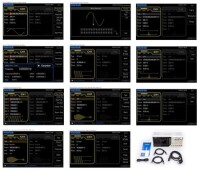 Hantek DPO6204B 200MHz 4CH 6'sı 1 Arada Dalga Jeneratörü UK Fişli - 5