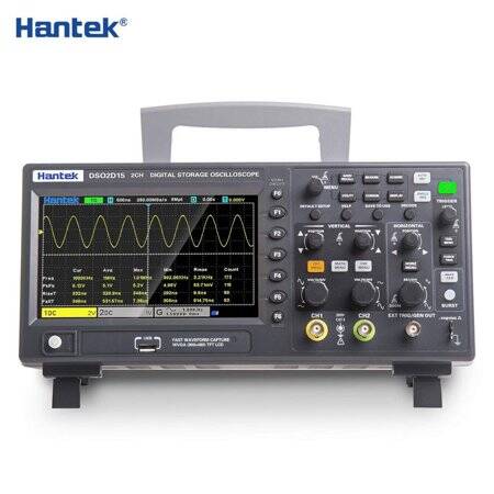 Hantek DSO2D15 150Mhz 2CH Signal Generation Oscilloscope With Signal Source US Plug - 2
