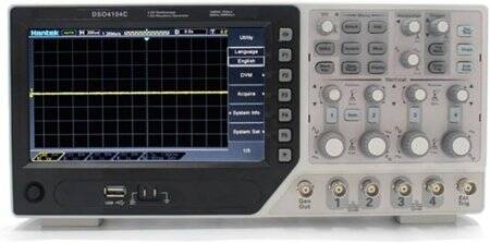 Hantek DSO4104C 100MHz 4CH Storage Oscilloscope With Signal Source CN Plug - 1