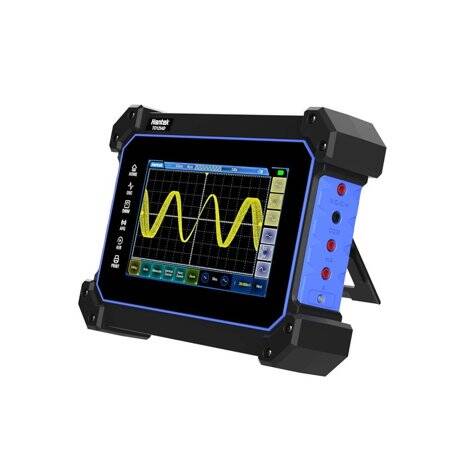 Hantek TO1204D Touch Screen Digital Oscilloscope 4CH 200Mhz 1GSa/s + 25Mhz Signal Source+Multimeter EU Plug With Battery - 1